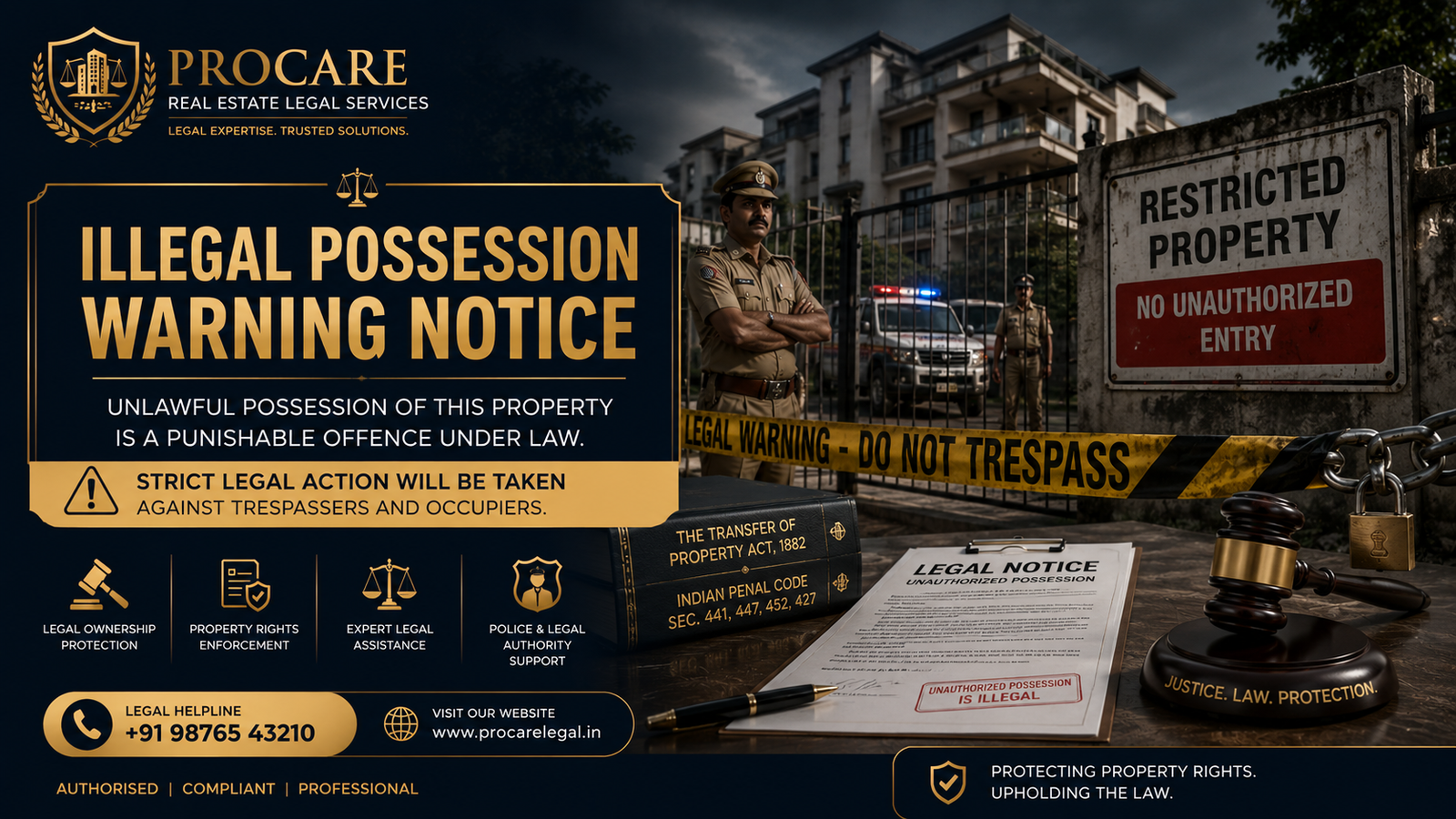 Illegal Possession Warning Notice